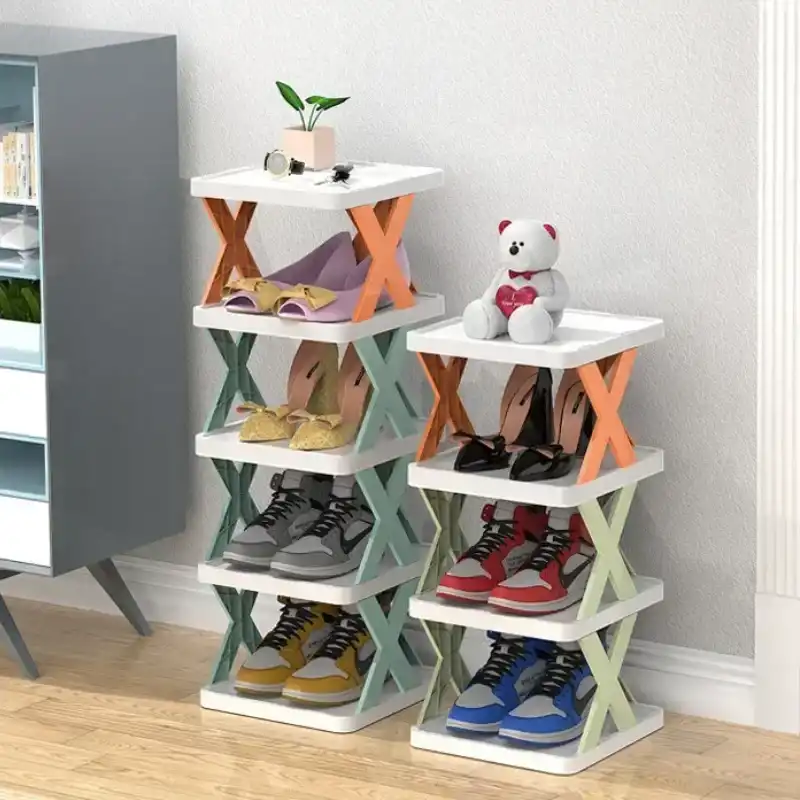 Multi-Layer Book and Shoe Rack